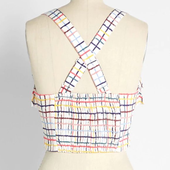 With Flying Watercolors Cropped Top - Picture 2 of 5